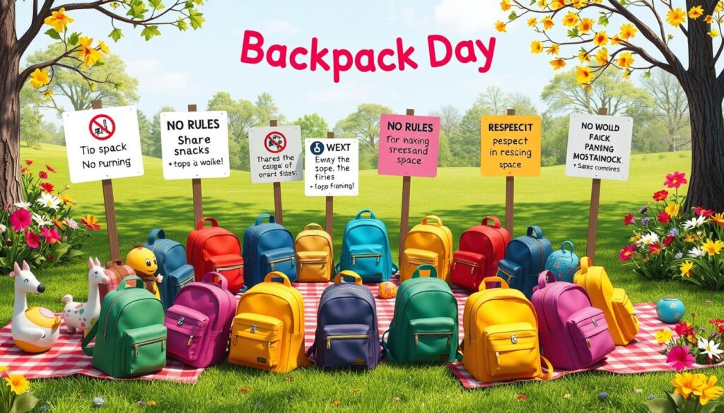 Backpack Day rules