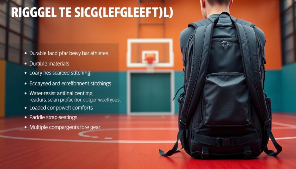 Durable basketball backpack
