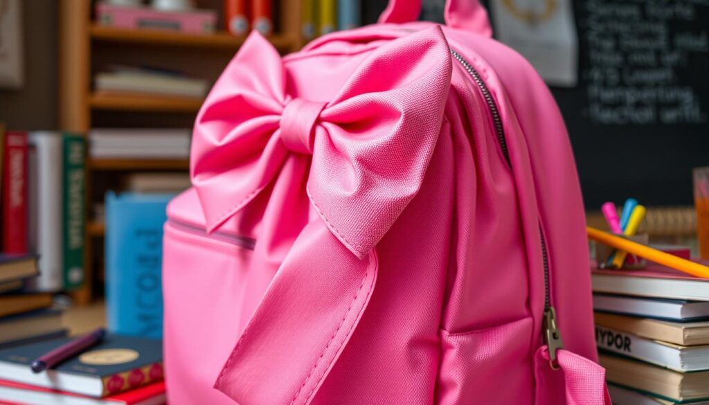 JanSport Pink Bow Backpack durability