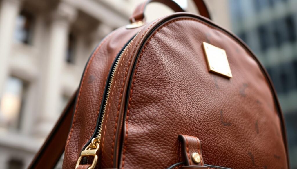 MCM backpack craftsmanship