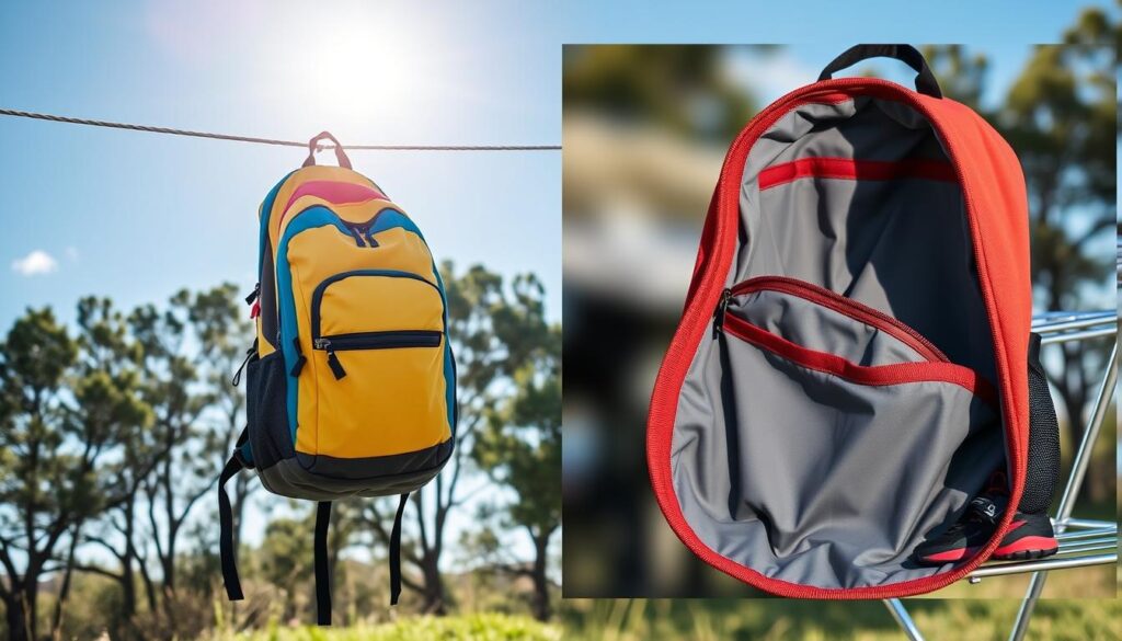 Proper backpack drying techniques