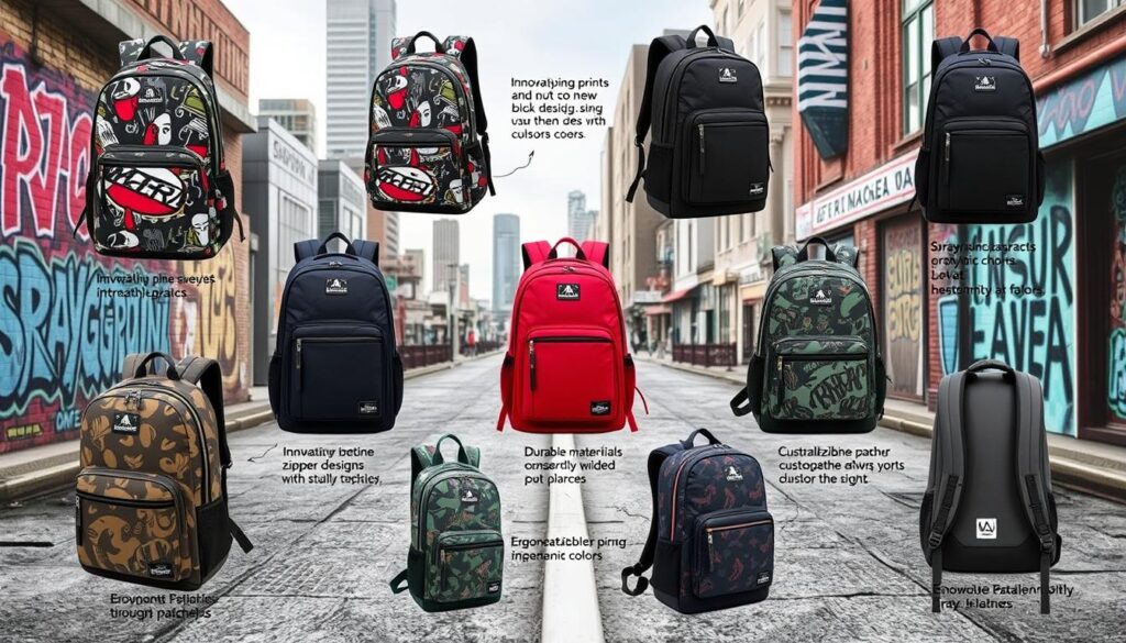 Sprayground backpack features