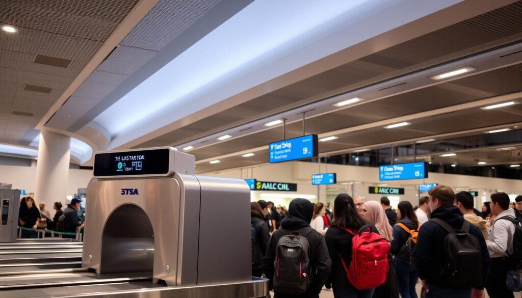 TSA security checkpoint