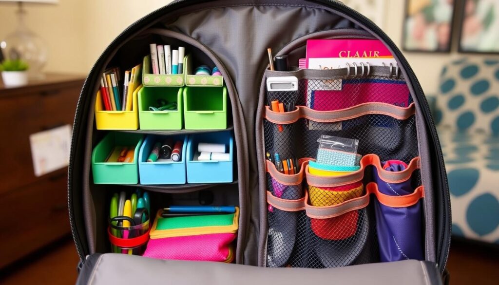 backpack compartment hacks