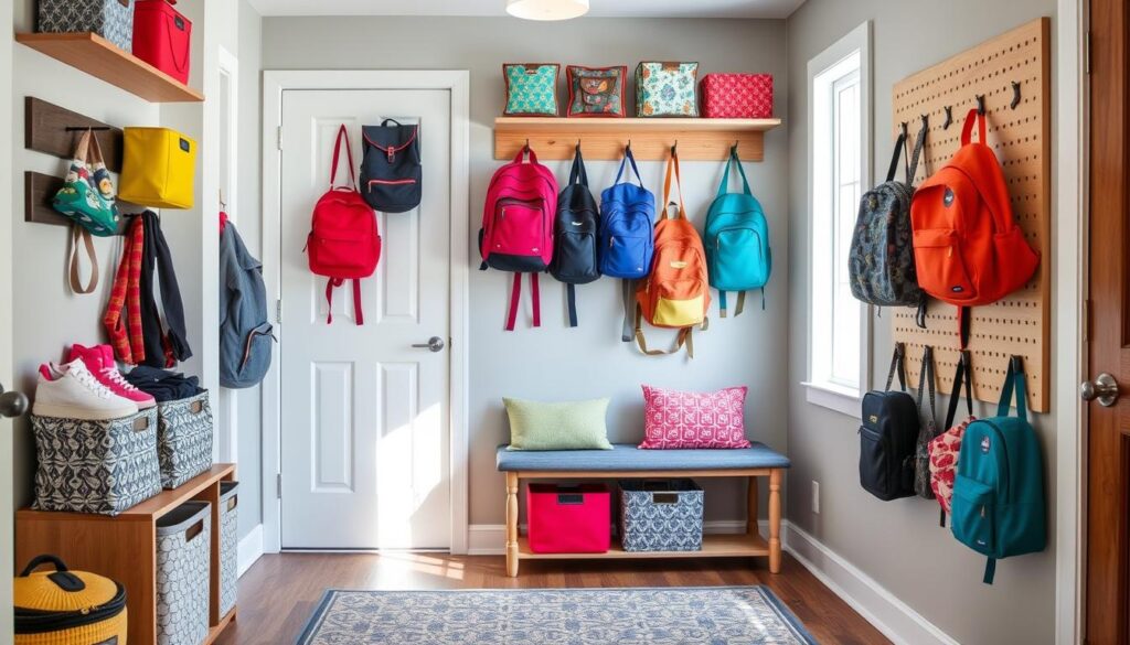 backpack storage ideas