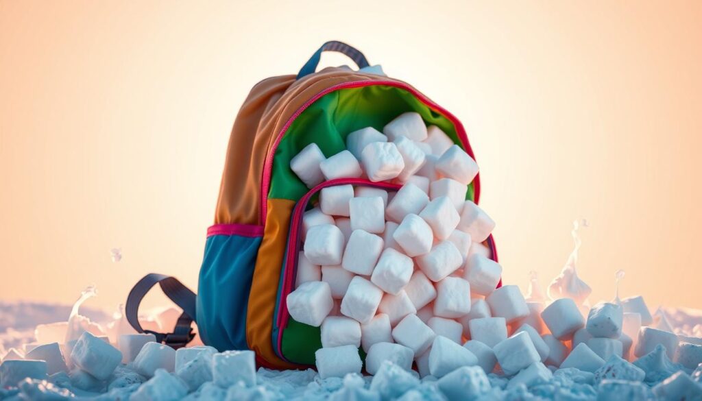 will marshmallows melt in backpacks