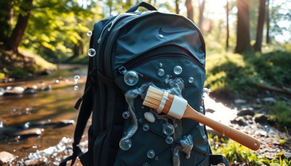 backpack cleaning