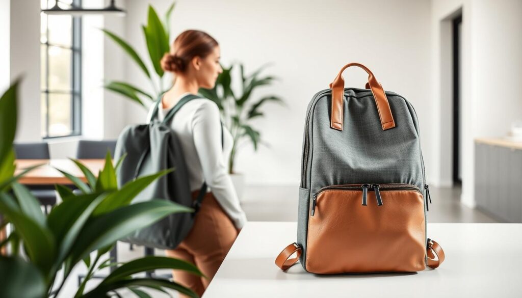 eco-friendly work backpacks